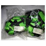 Lot of (2) Miller Python Harness w/Side D Green