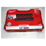 Milwaukee 19-Piece 1/2" Drive Impact Socket Kit