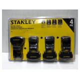 Stanley Ratchet Straps 4 Pack, 500kg, 14ft