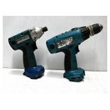 Makita Cordless Drill and Impact Driver Set