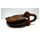Rustic Metal Pulley Block