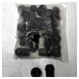 Set of Black Wheel Lug Nuts
