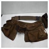 Leather Tool Belt with Pouches