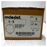 Red Dot V-B Blank Cover for Vapor Tight Box