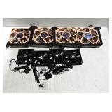 Assortment of ARCTIC and Noctua 120mm Fans