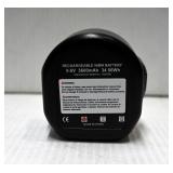 Rechargeable NiMH Battery 9.6V 3600mAh