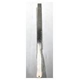 Metal Ruler with Metric Markings