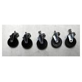 Set of 5 Swivel Caster Wheels