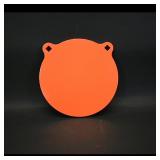 Round Orange Target Plate
