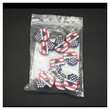 Patriotic American Duck Silicone Beads