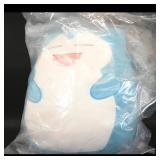 Blue and White Plush Toy