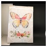 Butterfly and Floral Canvas Art