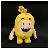 Yellow Plush Toy with Button Details