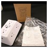 POWRUI Wall Outlet with USB Ports