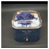 Love You Forever Jewelry Box with Preserved Flower
