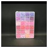 Assorted Craft Beads in Organizer Box
