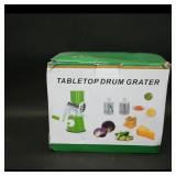 Tabletop Drum Grater with Blade Selection