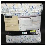 Cuddl Duds King Microfiber Sheet Set - Blue Floral