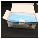 3-Ply Nonwoven Disposable Face Masks, 50pcs