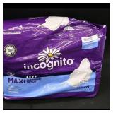 Incognito Maxi Overnight Pads, 28 Count