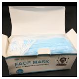 3-Ply Nonwoven Disposable Face Masks, 50pcs