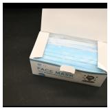 3-Ply Nonwoven Disposable Face Masks, 50 Pack