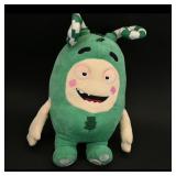 Green Plush Toy with Button Details
