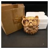 Bear Head Wall Decor Sculpture