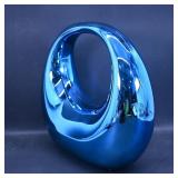 Modern Blue Sculptural Purse