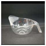 Clear Glass Pouring Bowl