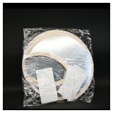Round Wooden Mirror with Mounting Kit