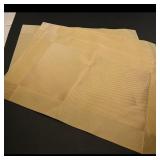 Set of Gold Placemats