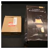 Candle Warmer Lamp & Stoneware Dish Set