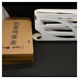 Antibacterial Egg Holder - White/Cream