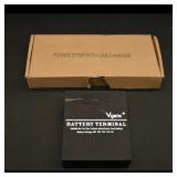 Assortment of Vgate Battery Terminals & Light...
