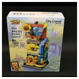 MINISO City Corner Toy Bricks Set, 344 PCS