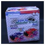 ArtCreativity Light Up Monster Truck Set
