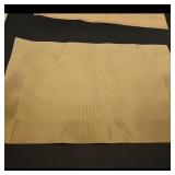 Set of Gold Woven Placemats