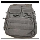 Black Tactical Backpack with Strap