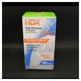 HDX Tall Kitchen Drawstring Bags, 13 Gallon