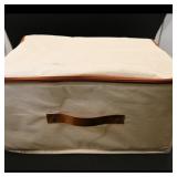 Fabric Storage Box with Zipper