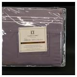 Clara Clark Deluxe Sheet Set, Twin, British Purple
