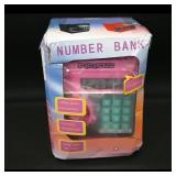 Number Bank Coin and Bill Safe