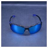 Sporty Blue-Tinted Sunglasses