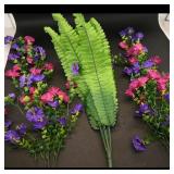 Assortment of Artificial Flowers