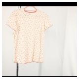 Floral Patterned Short Sleeve Top
