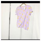 Purple T-Shirt with Lemon Print