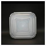 Set of Nested Square Food Storage Containers