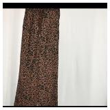 Leopard Print Wide-Leg Pants