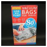 VMstr 9 Pack Travel Vacuum Storage Bags with...